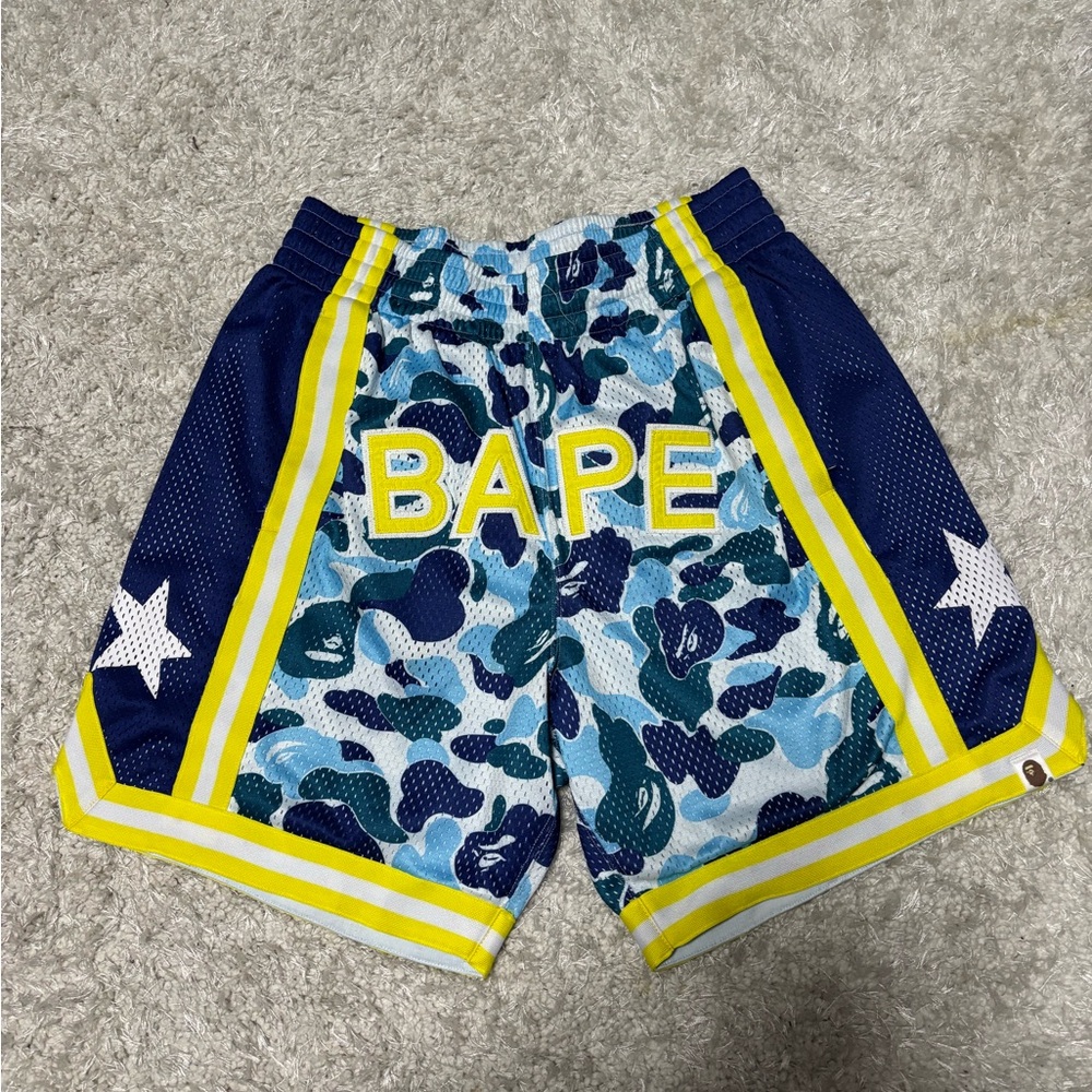 Bape Blue Camo shorts